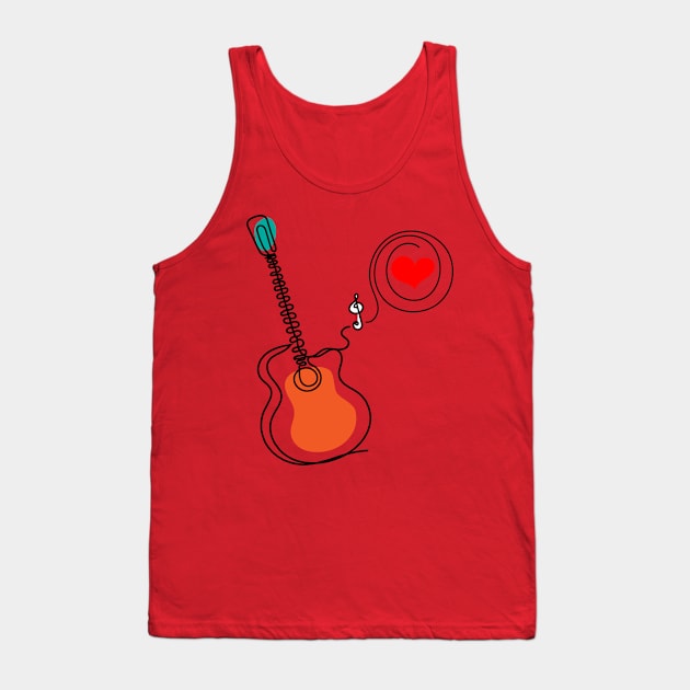 love song Tank Top by noke pattern